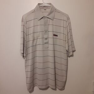 Vtg The Titleist Collection Florida Gators Mens L Gray Polo Shirt Single Stitch